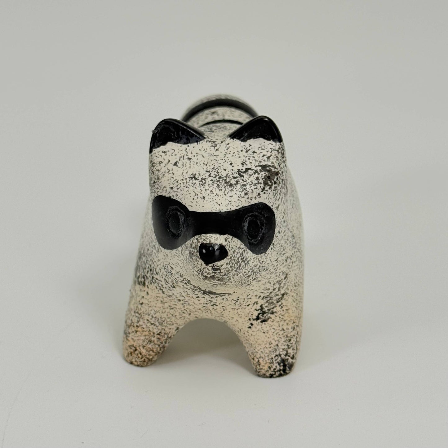 Soapstone Raccoon Carving