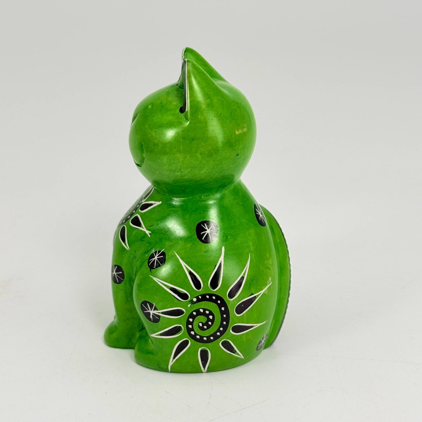 Soapstone Cat Carving