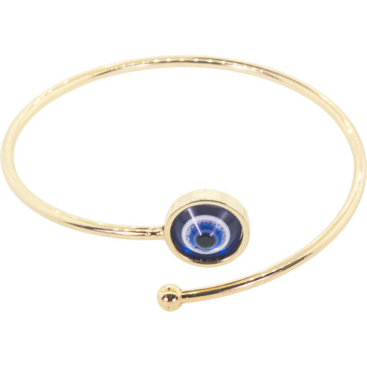 Evil Eye of Protection Stainless Steel Cuff