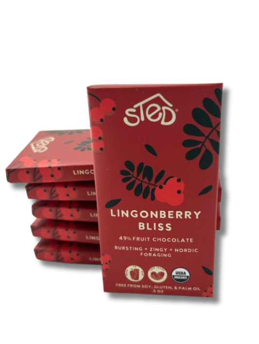 Lingonberry Bliss Chocolate Bar