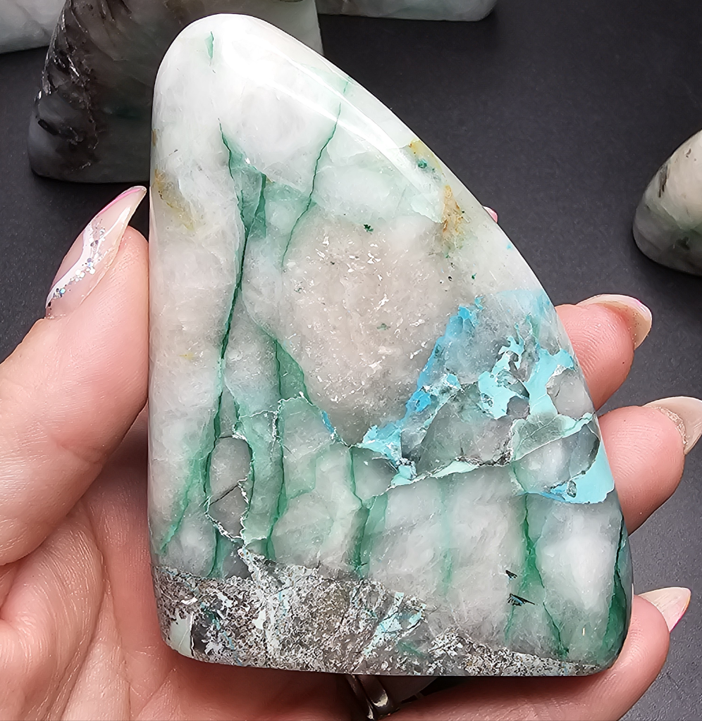 Ajoite Quartz - High Vibe and Transformational Energy