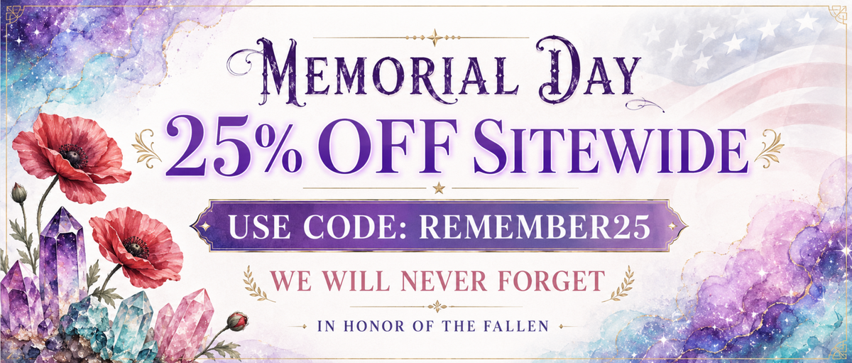 Memorial Day 25% off sitewide. Use code REMEMBER25. We will never forget.