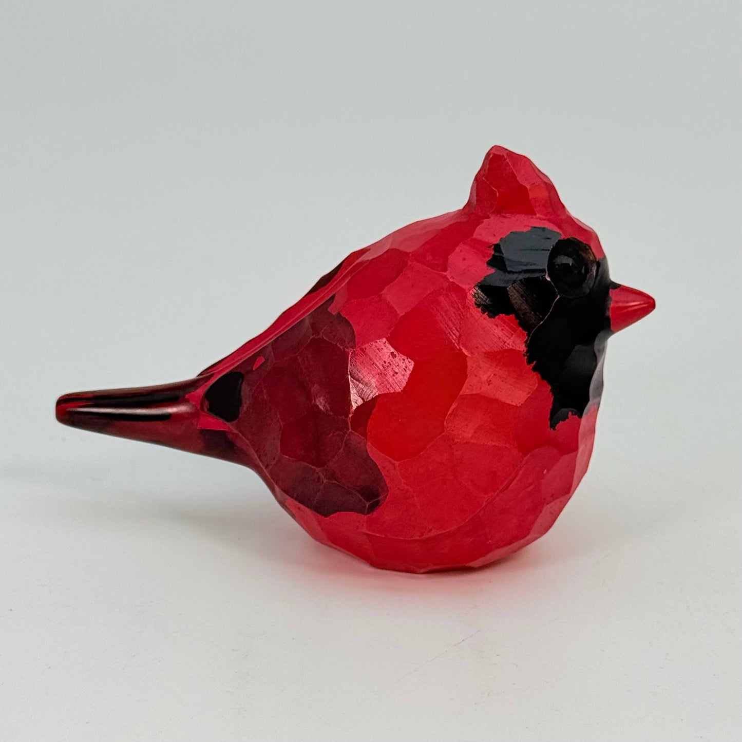 Hand Carved Soapstone Cardinal
