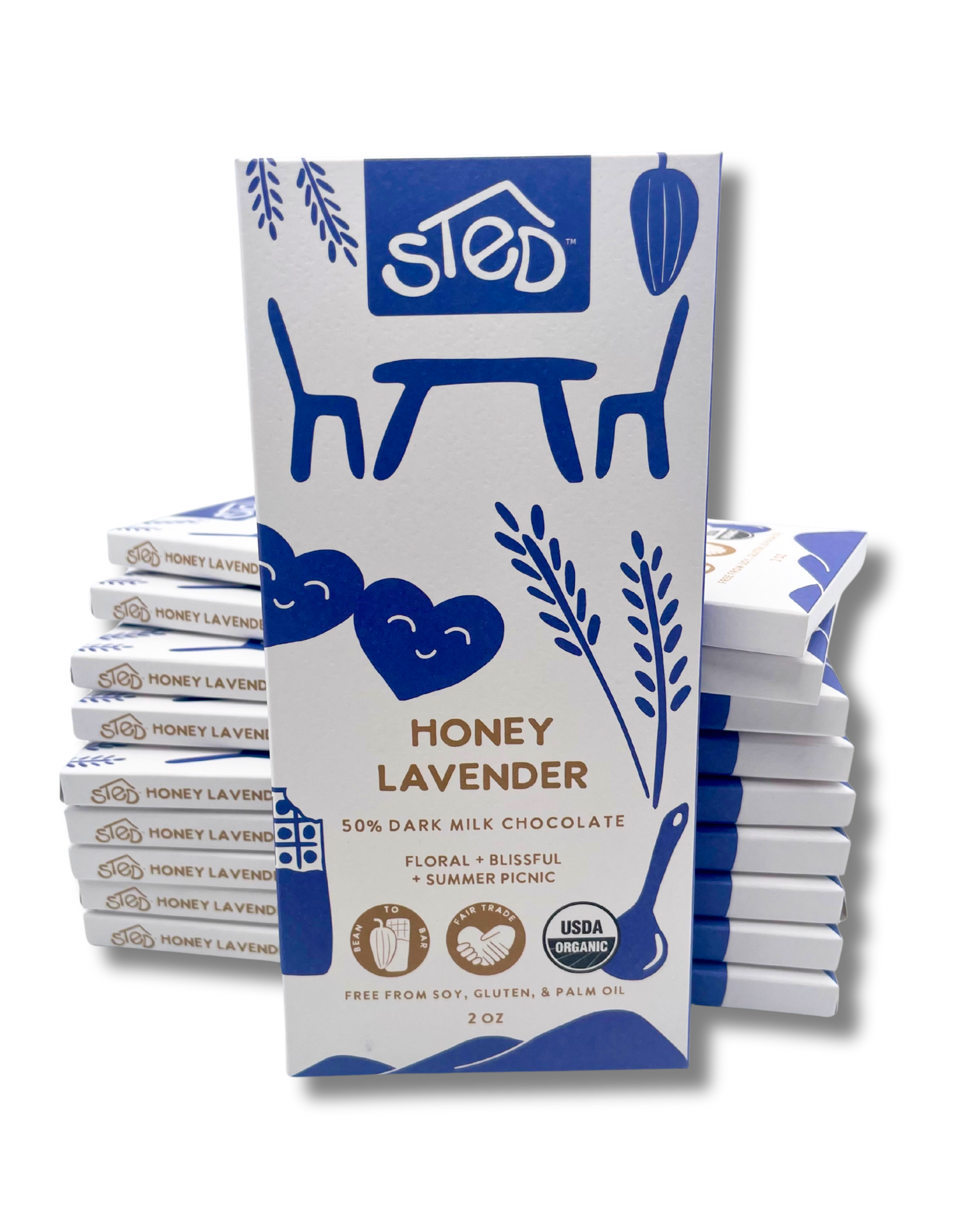 Honey Lavender Chocolate Bar