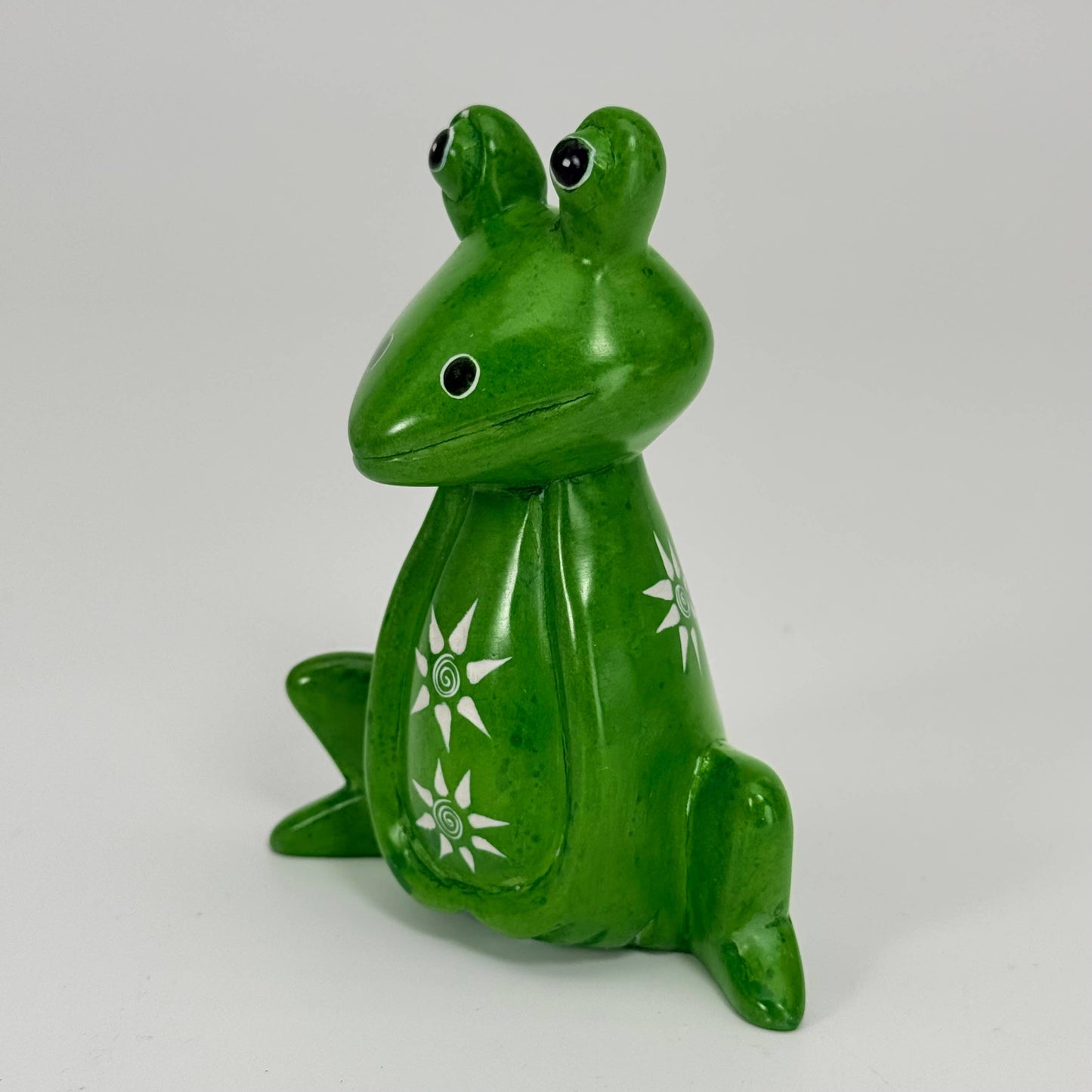 Hand Carved Soapstone Frog