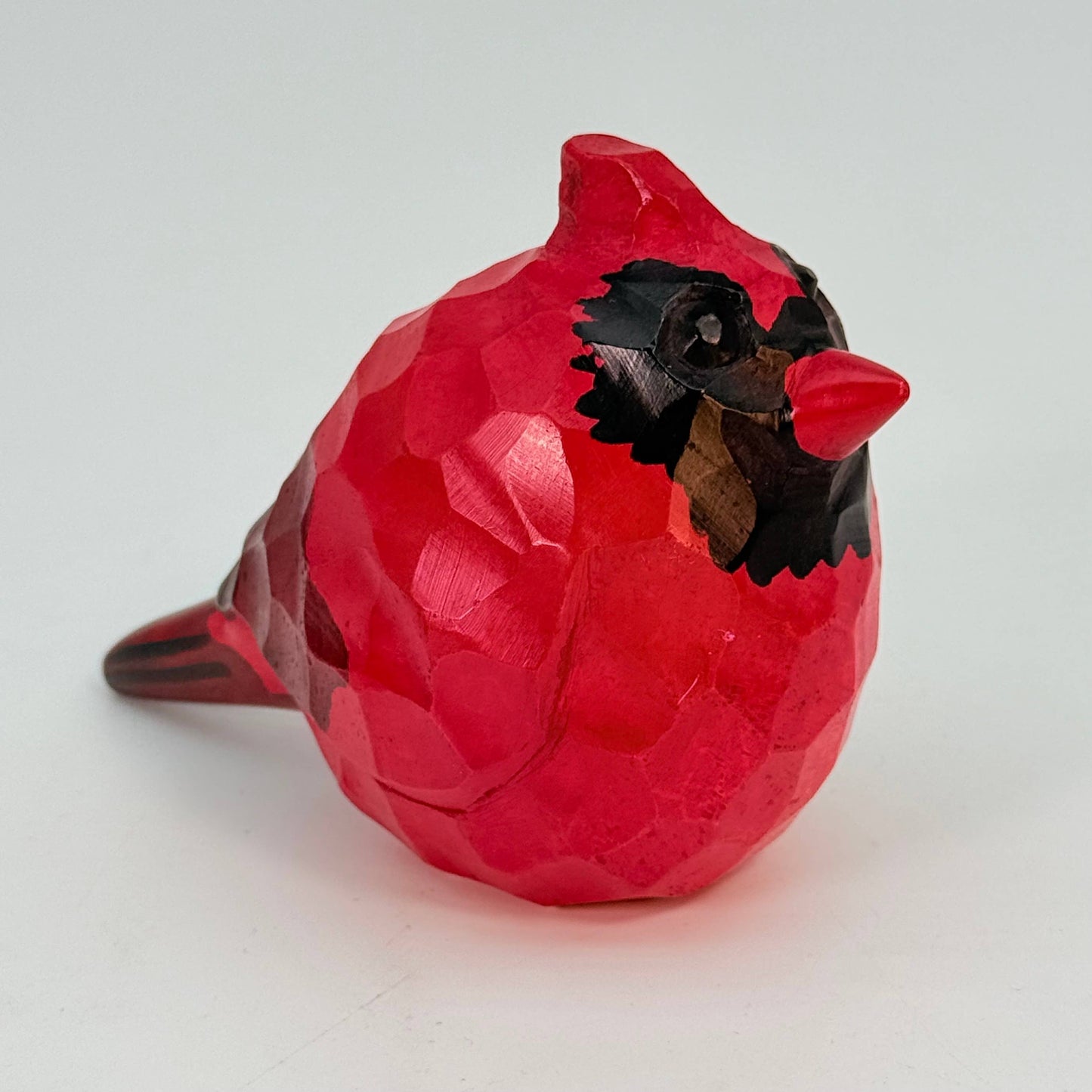 Hand Carved Soapstone Cardinal