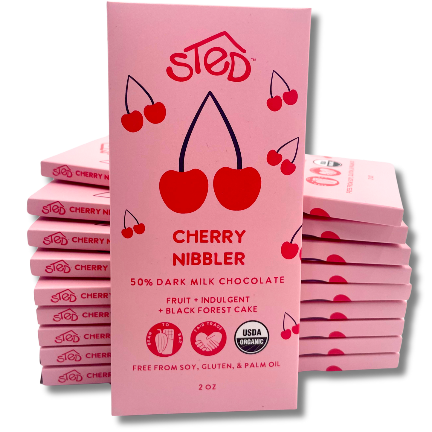 Cherry Nibbler Chocolate Bar