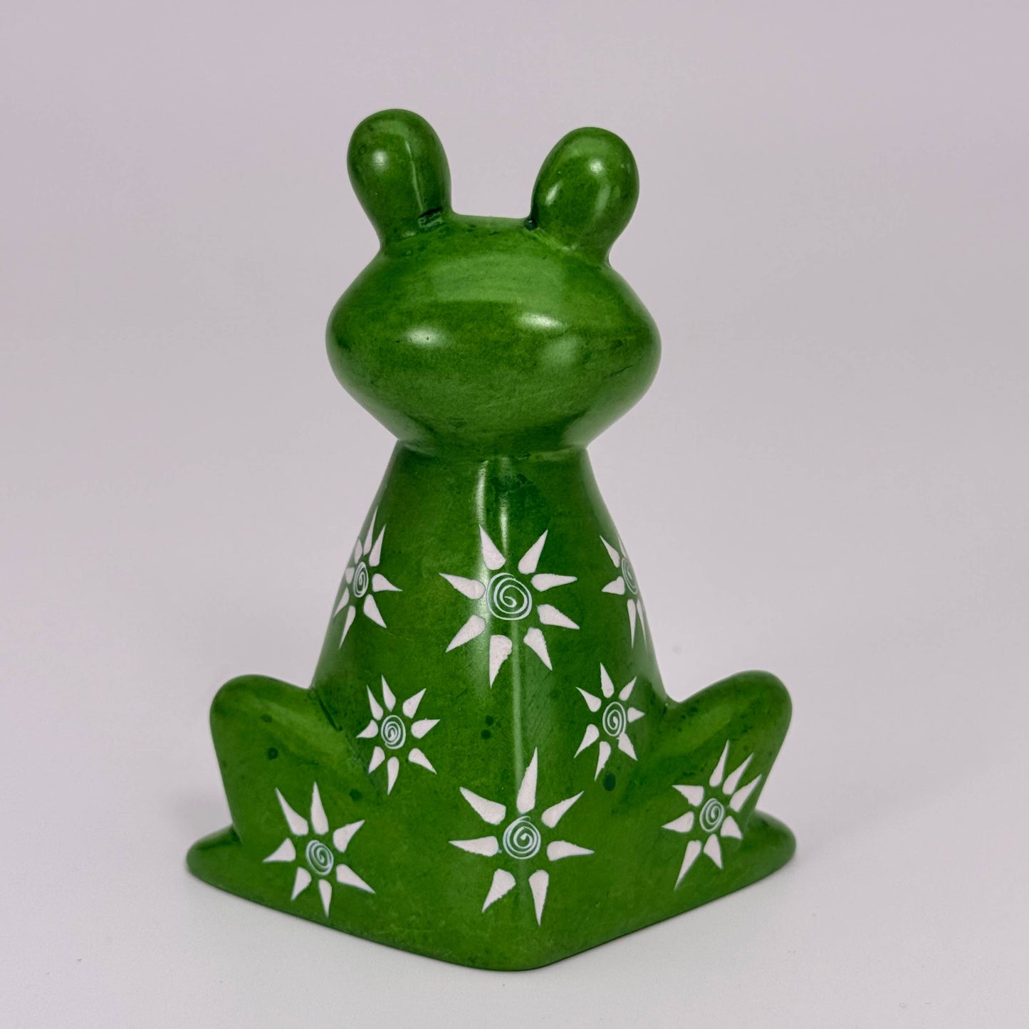 Hand Carved Soapstone Frog