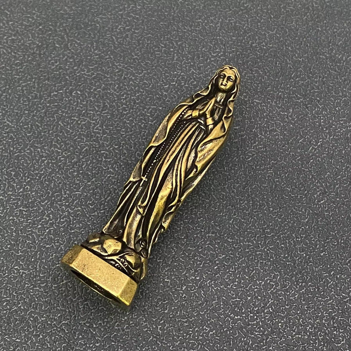 Brass Virgin Mary Statue