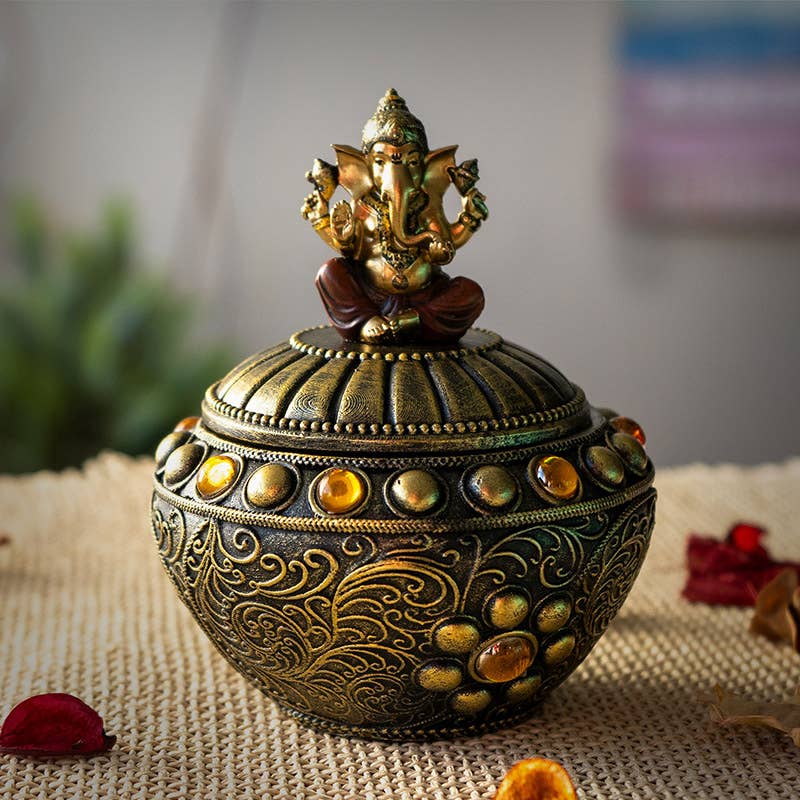 Ganesha Offering Intention Jar