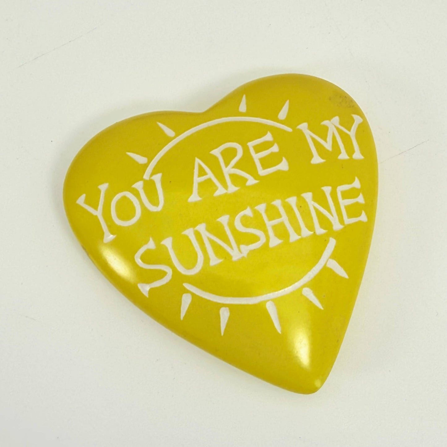 Hand-Carved Soapstone Heart