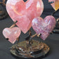 Pink crystal hearts for the Denver Gem Show 2026 double-value mystery gift