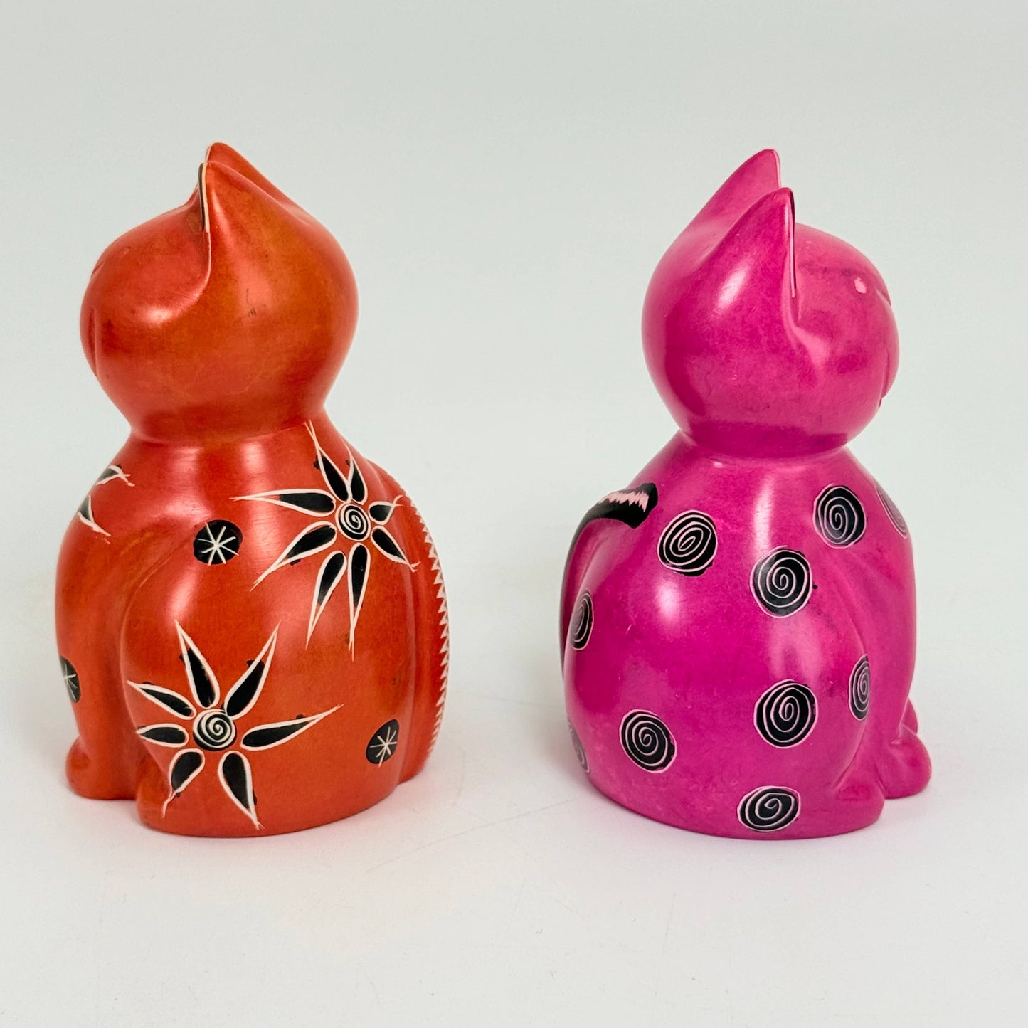 Soapstone Cat Carving