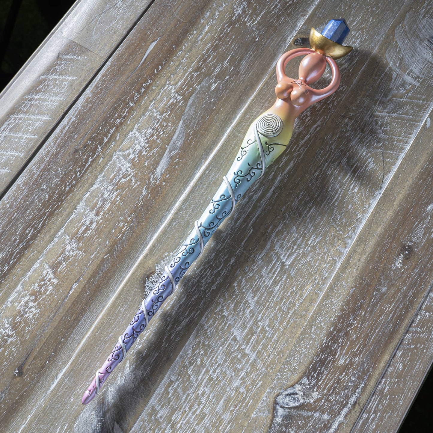 Spiral Goddess Mystical Magic Wand
