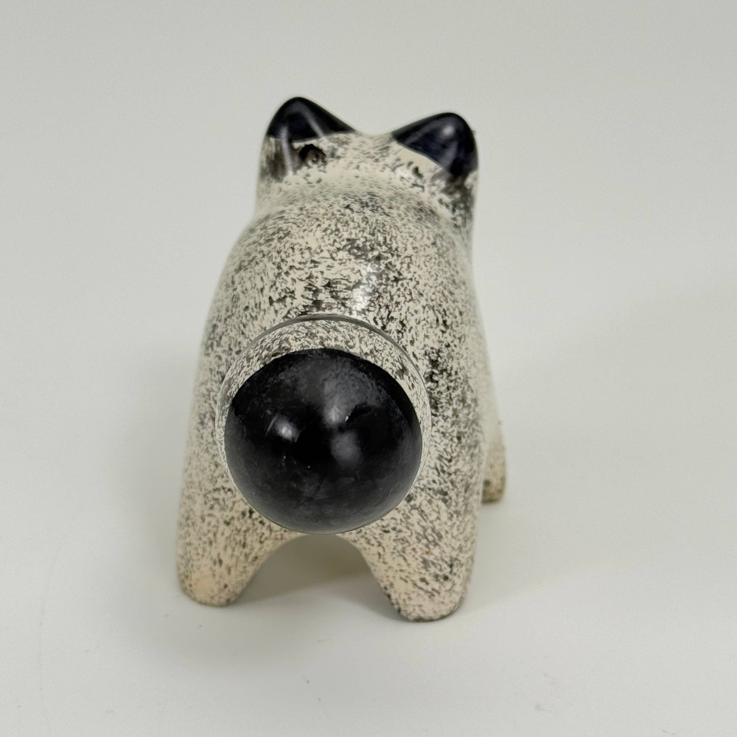 Soapstone Raccoon Carving