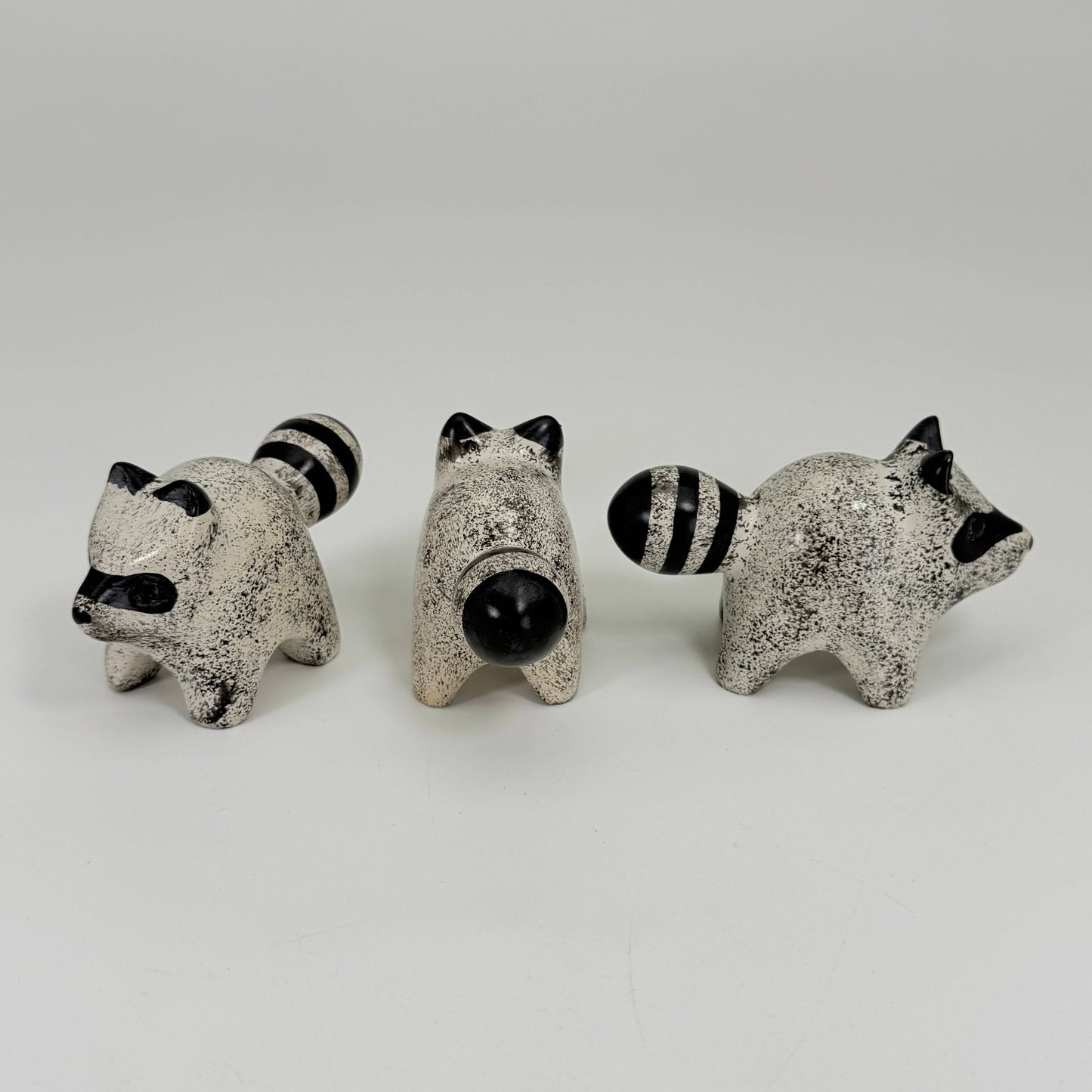 Soapstone Raccoon Carving
