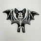 Soapstone Skeleton Bat Magnet
