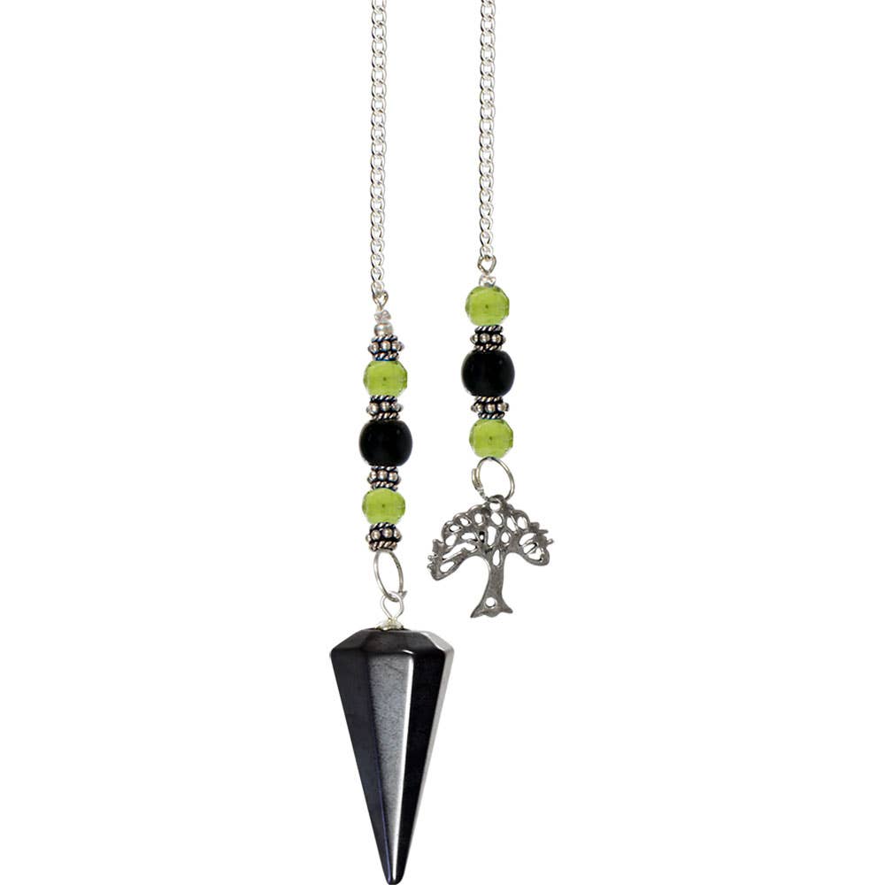 Hematite Tree of Life Pendulum
