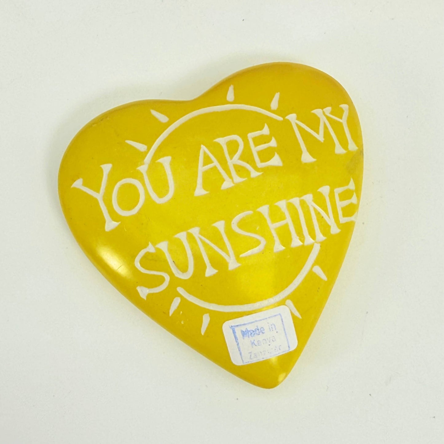 Hand-Carved Soapstone Heart