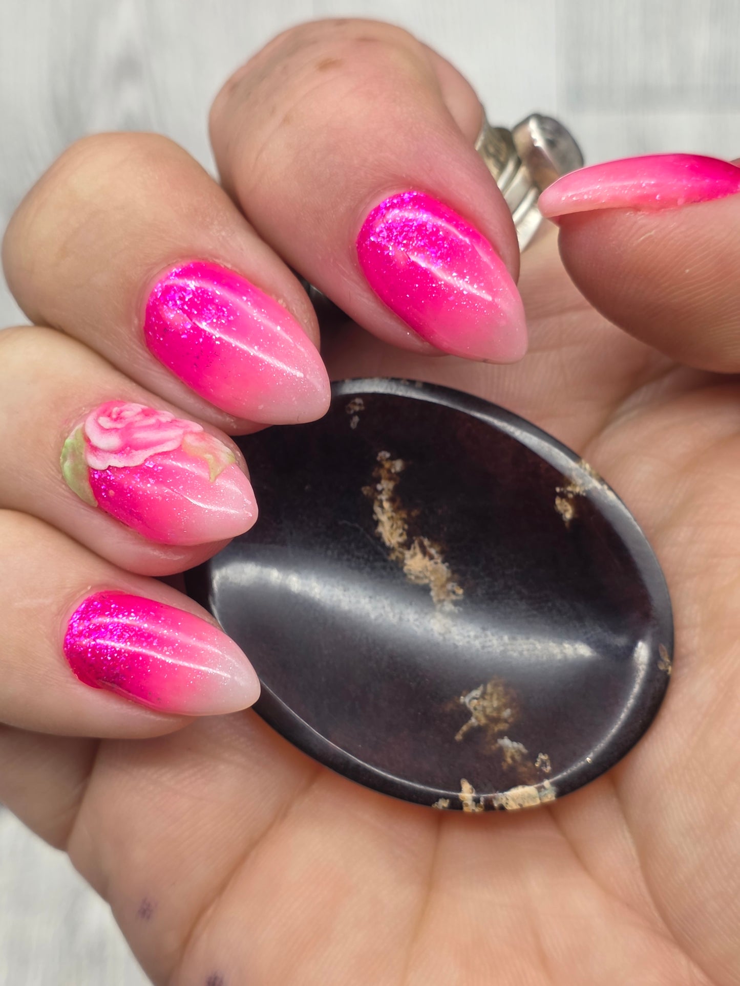 Amber Worry Stone