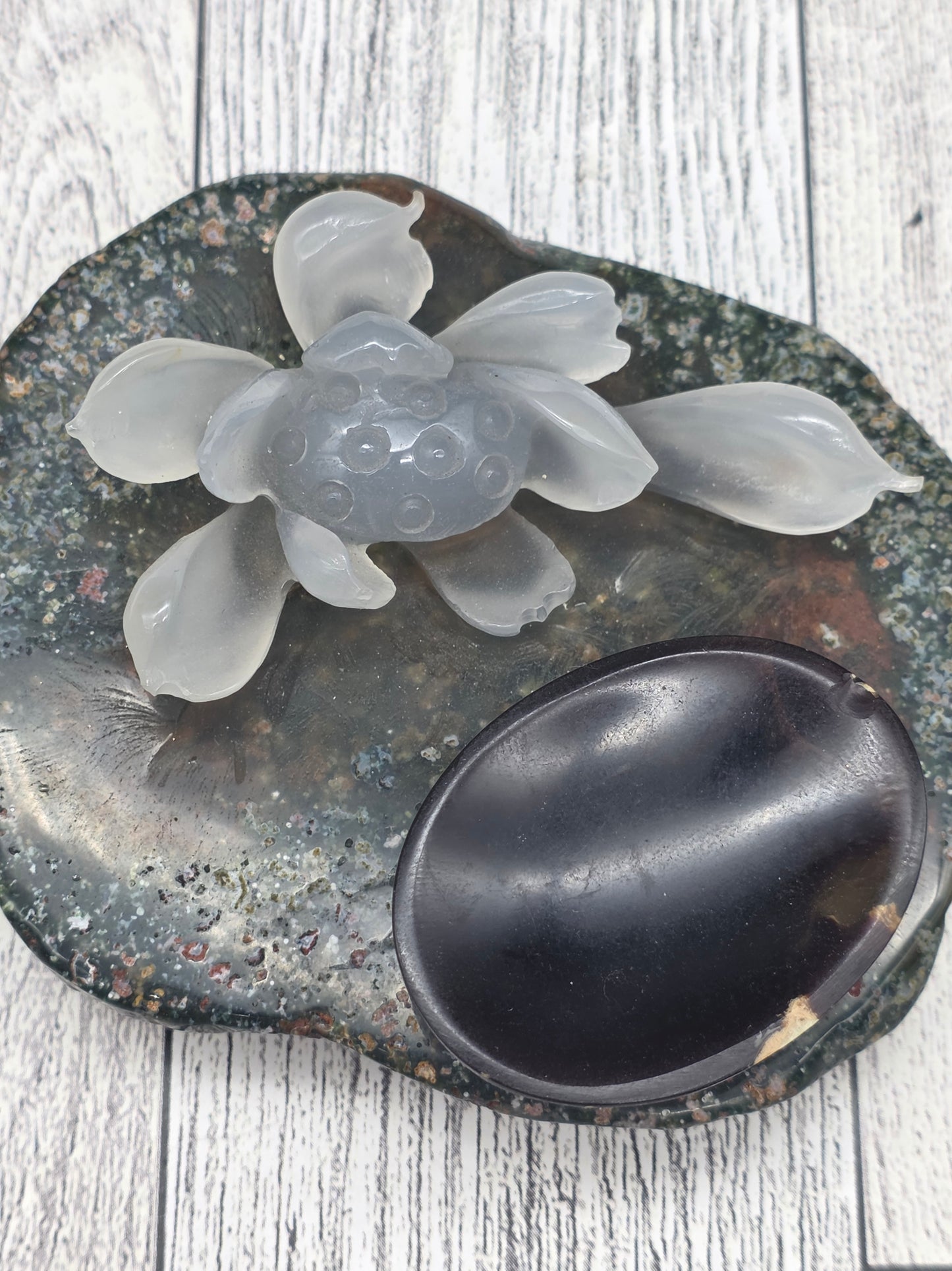 Amber Worry Stone