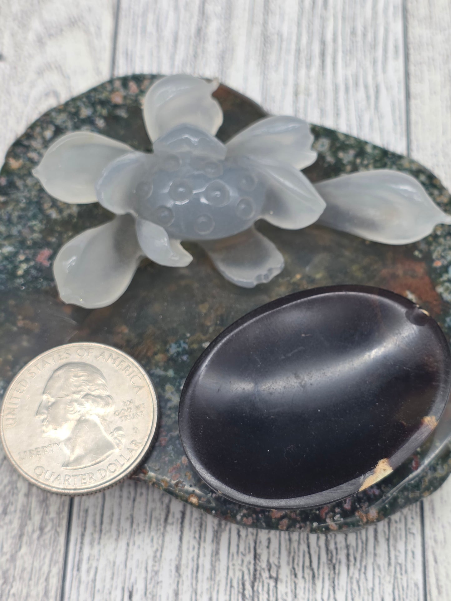 Amber Worry Stone