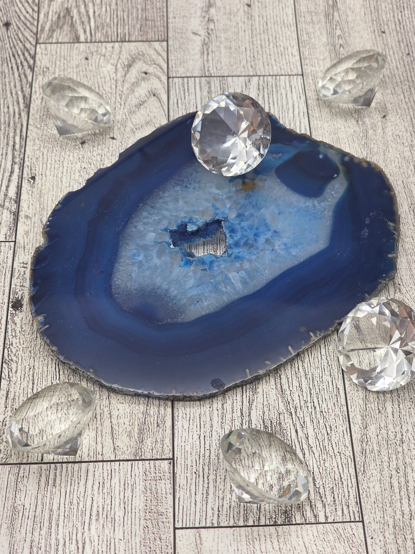 Blue Agate Slice