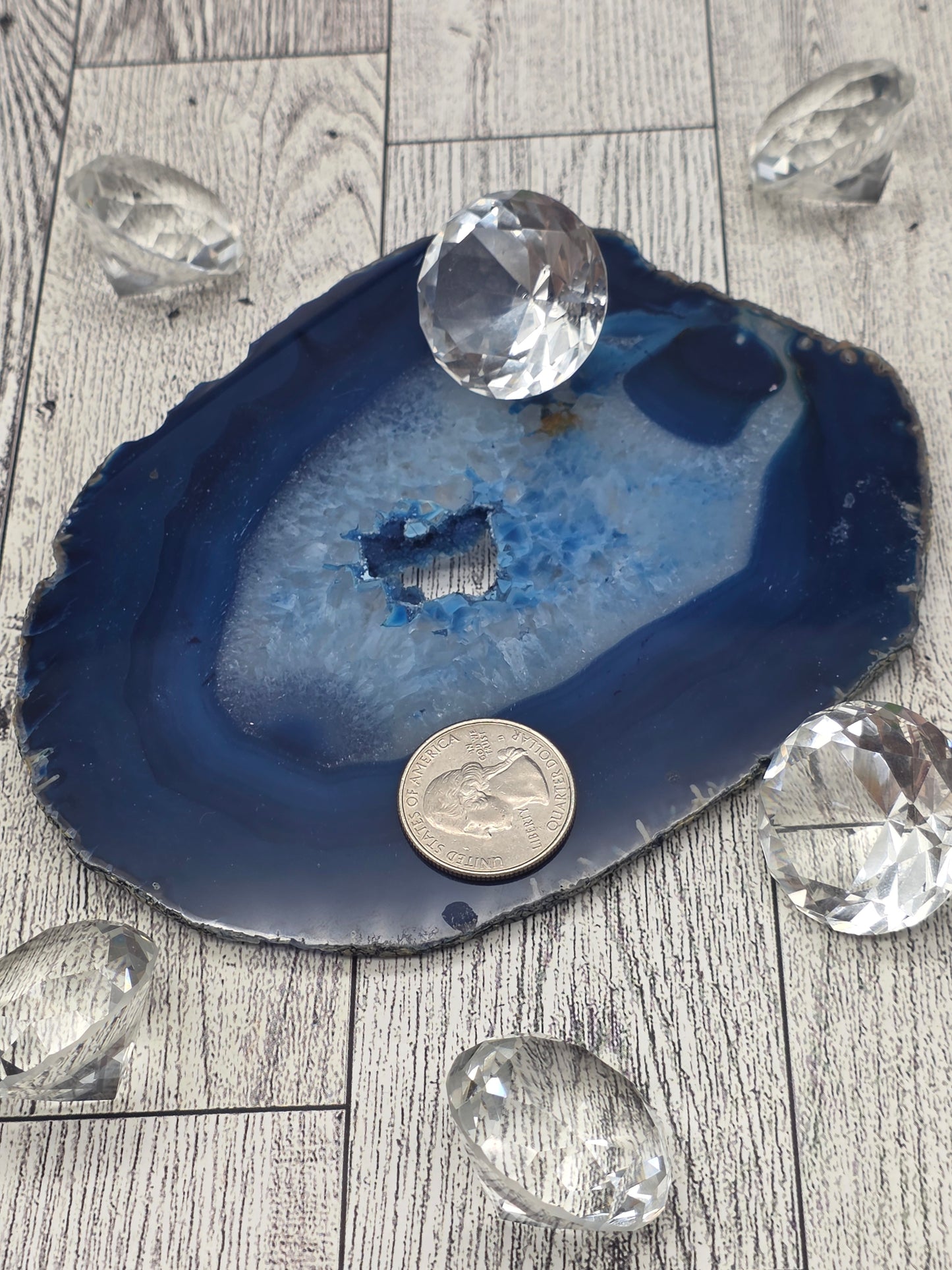 Blue Agate Slice