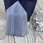 Blue Lace Agate Tower