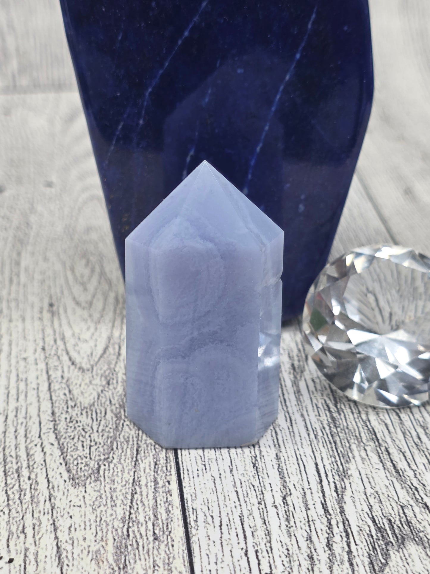 Blue Lace Agate Tower