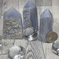 Blue Lace Agate Raw Tower