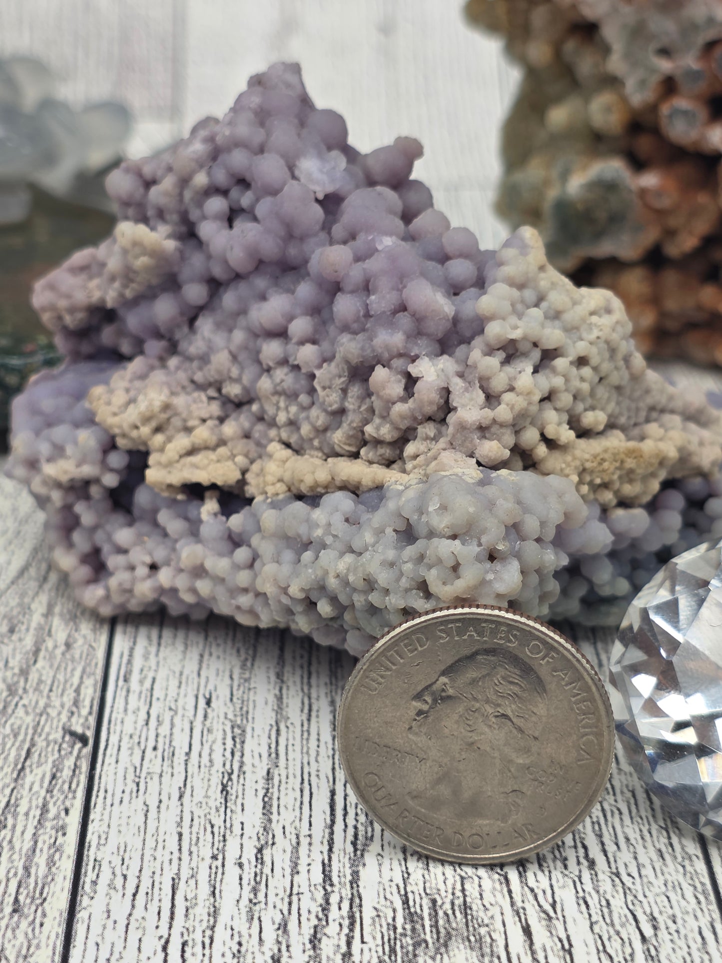 Grape Agate Cluster
