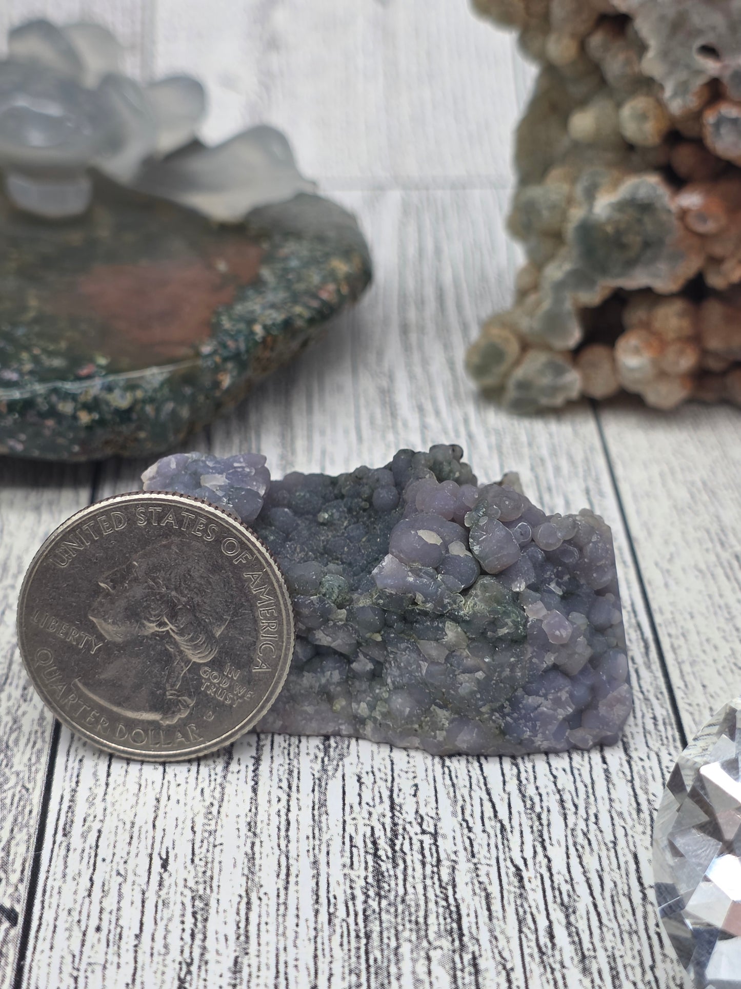 Grape Agate Cluster