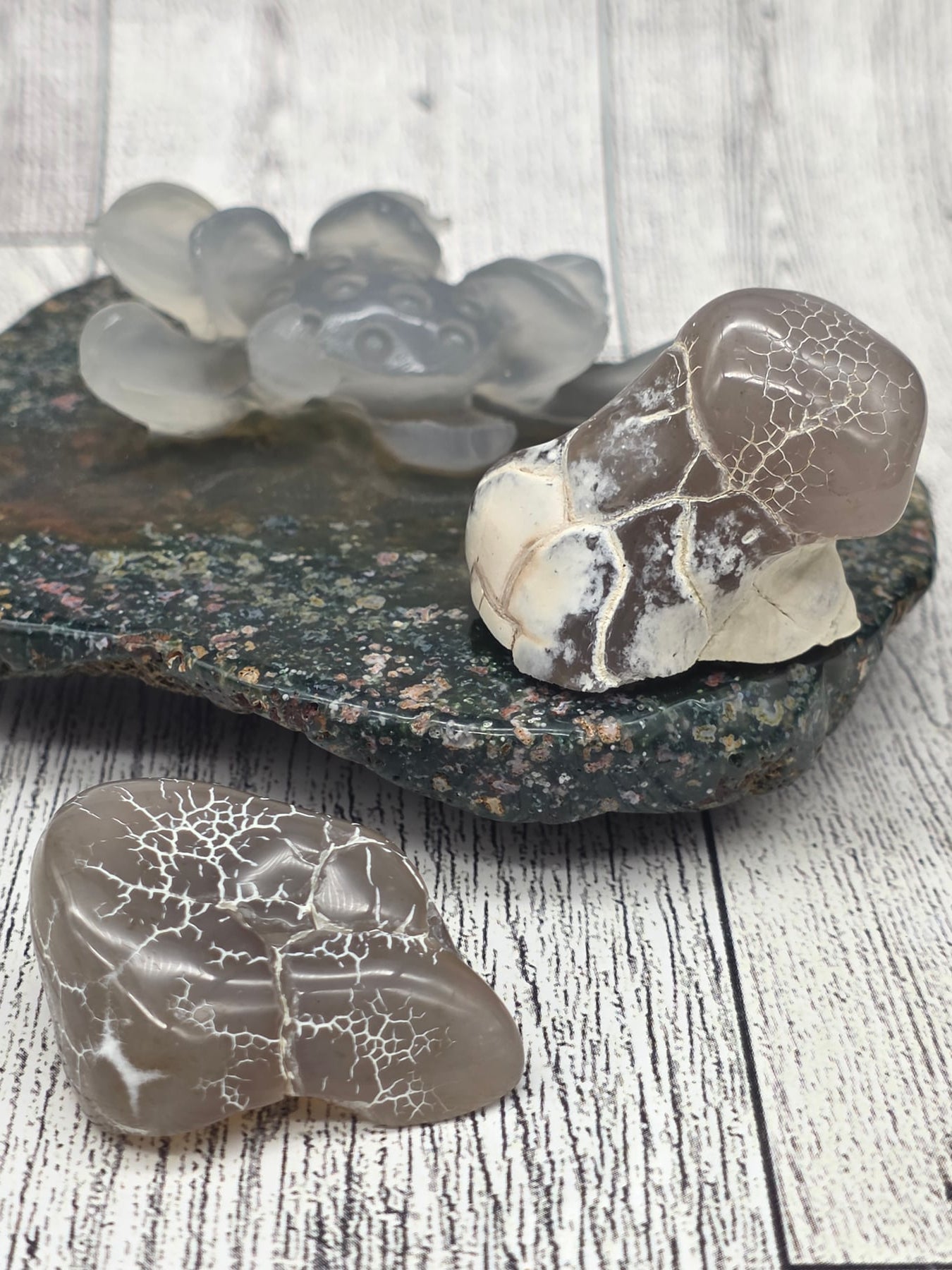 Snakeskin Agate Raw Fire Agate