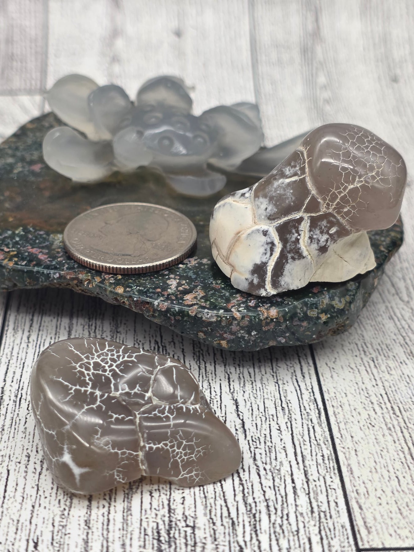 Snakeskin Agate Raw Fire Agate