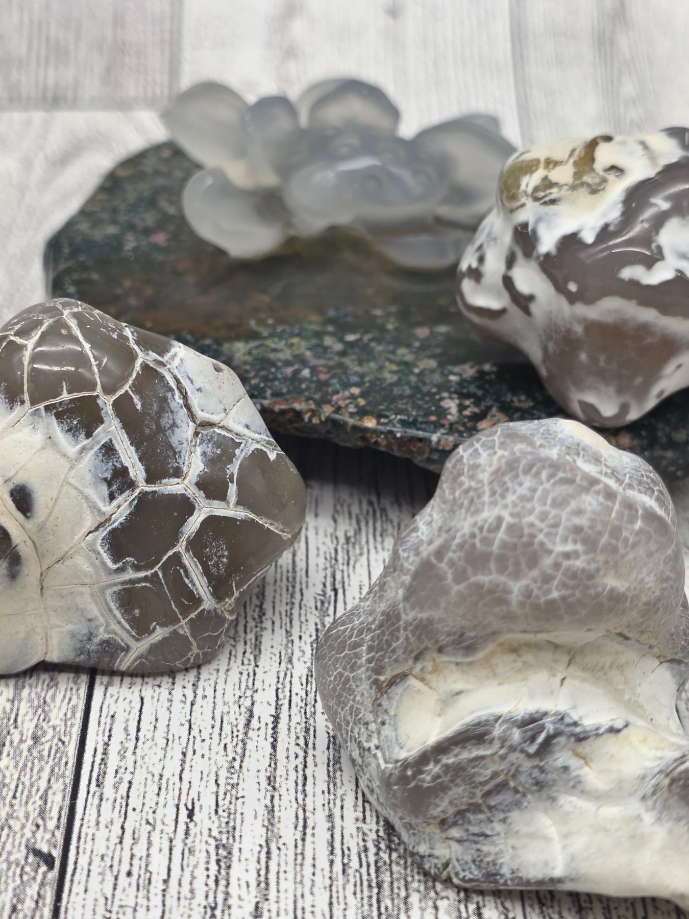 Snakeskin Agate Raw Fire Agate