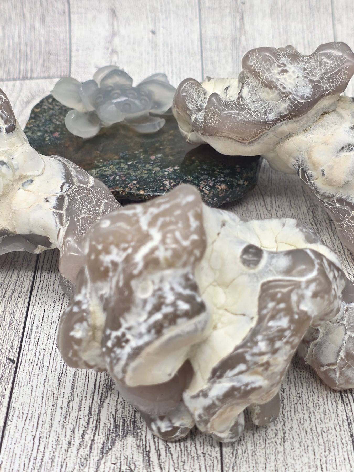 Snakeskin Agate Raw Fire Agate