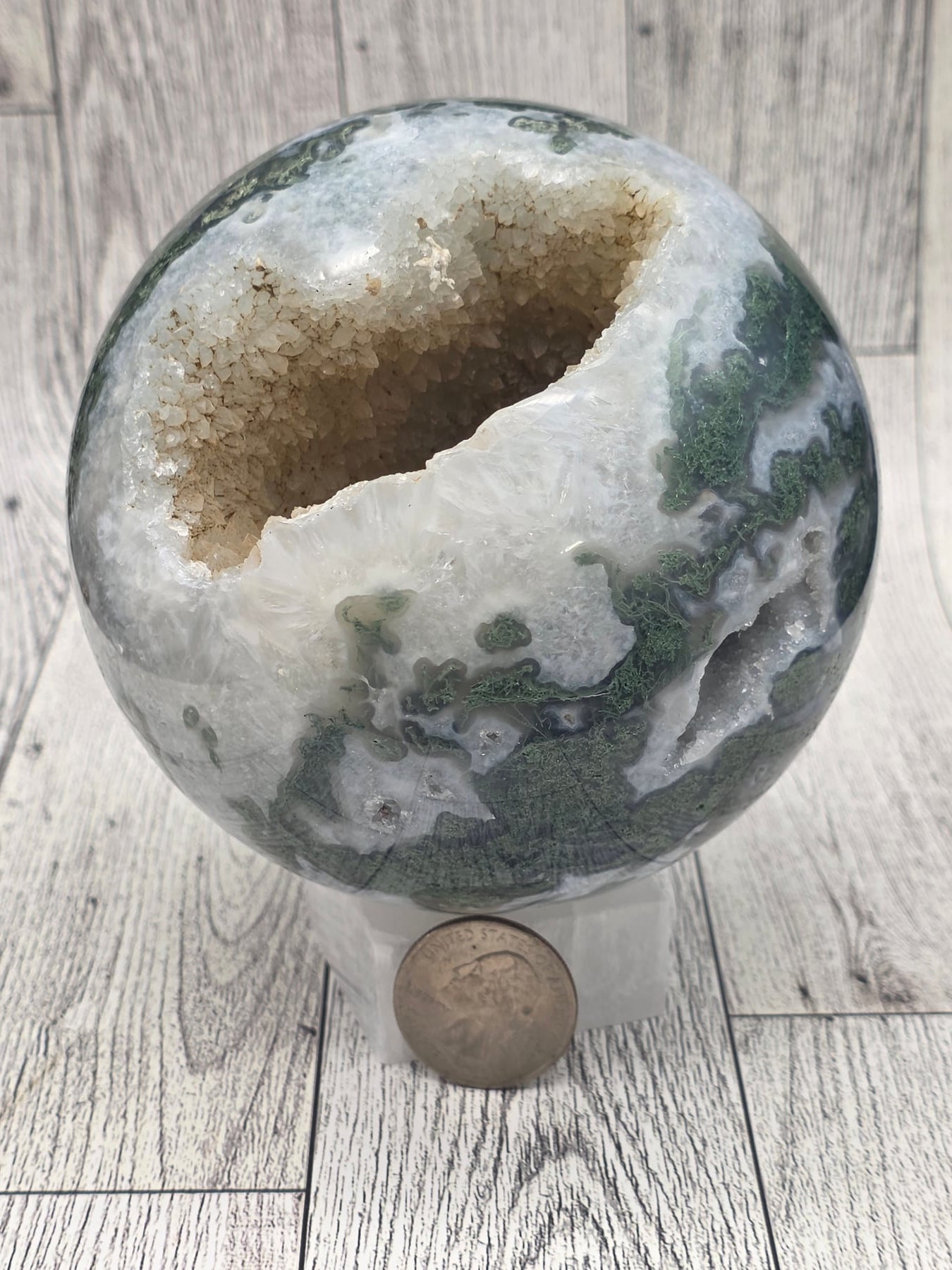 Moss Agate Sphere