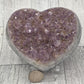 Amethyst Druzy Heart