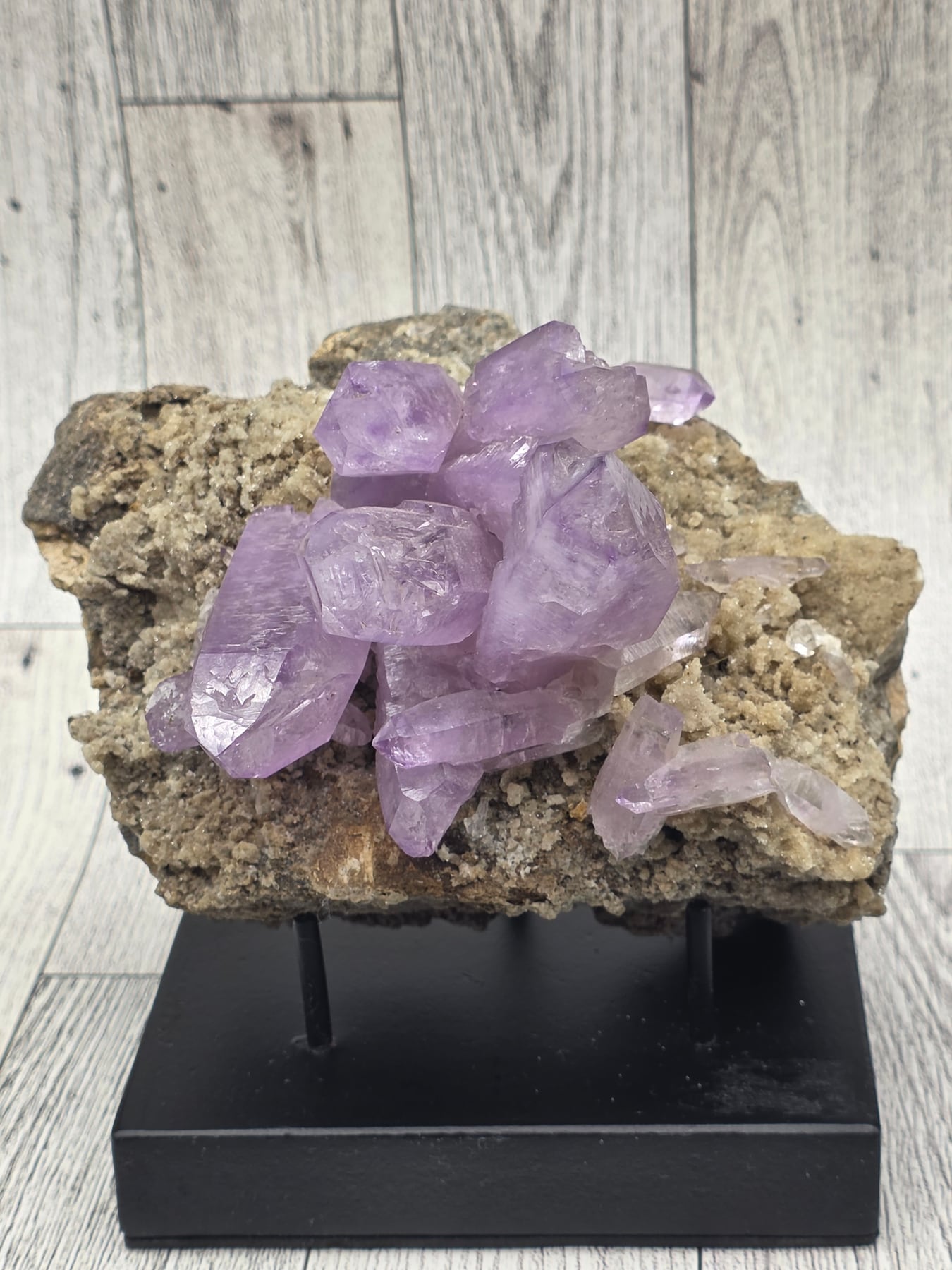 Veracruz Amethyst Cluster on Stand