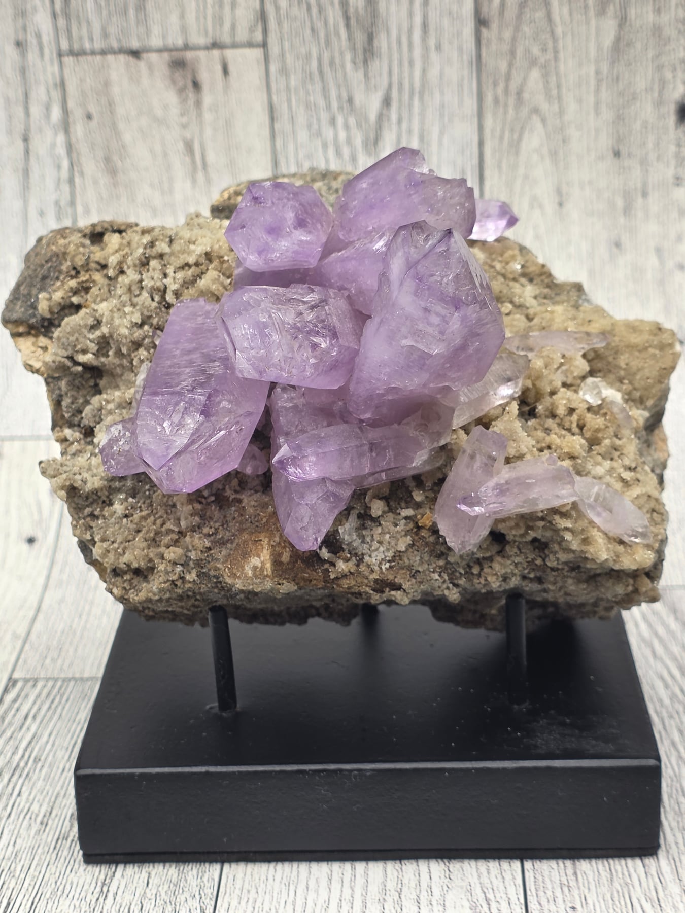 Veracruz Amethyst Cluster on Stand