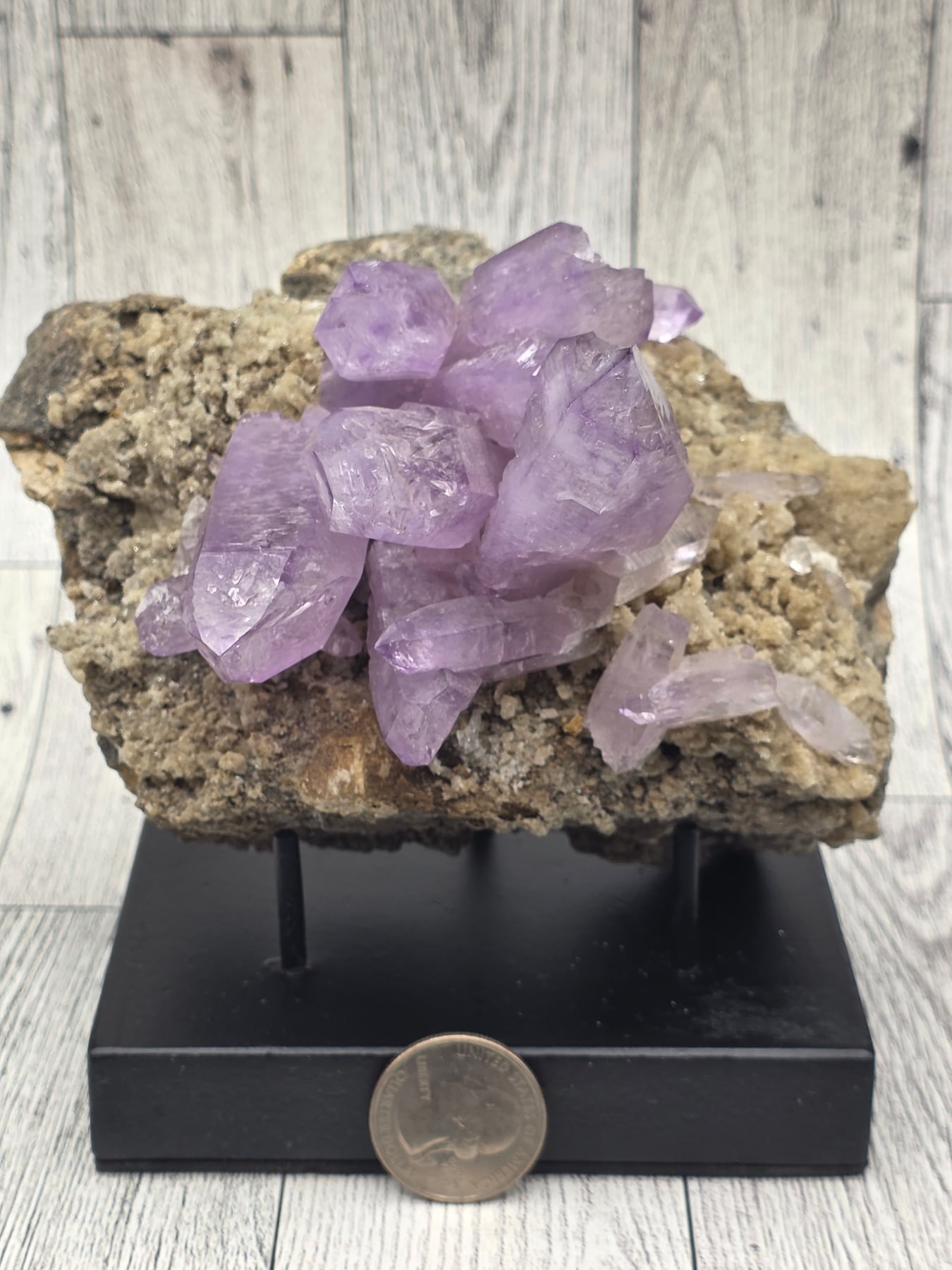 Veracruz Amethyst Cluster on Stand