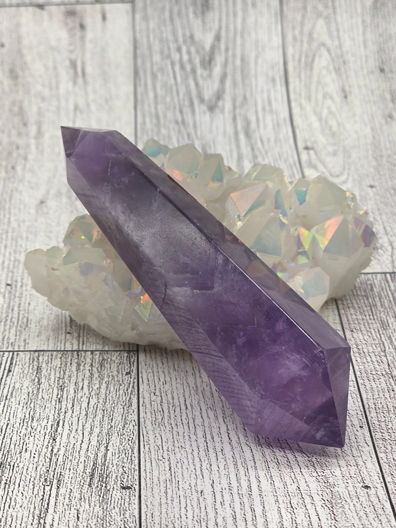 Double Terminated Amethyst Wand