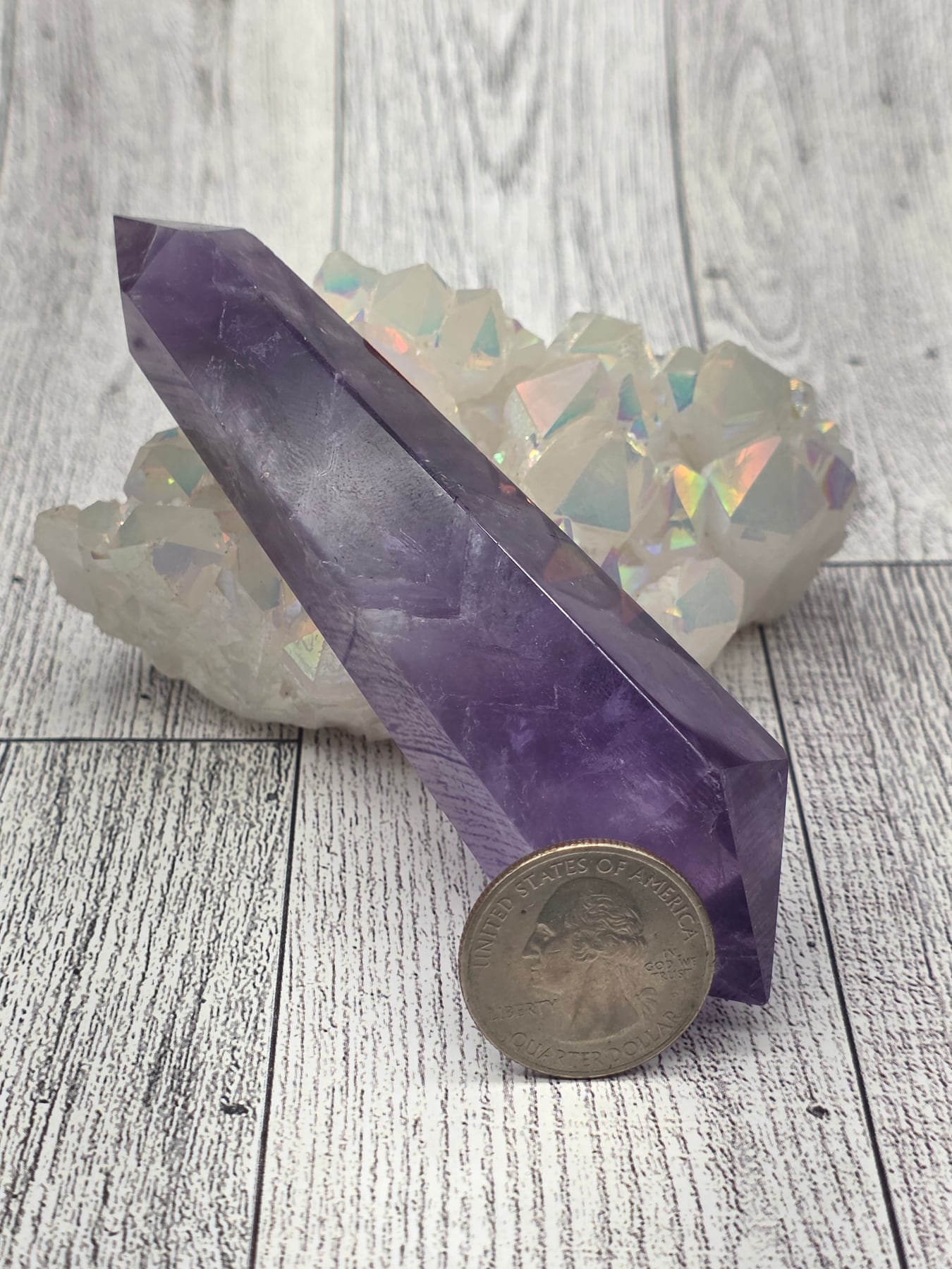 Double Terminated Amethyst Wand