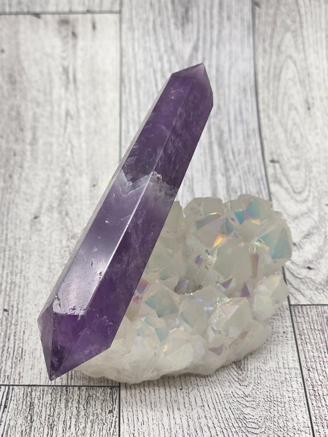 Double Terminated Amethyst Wand