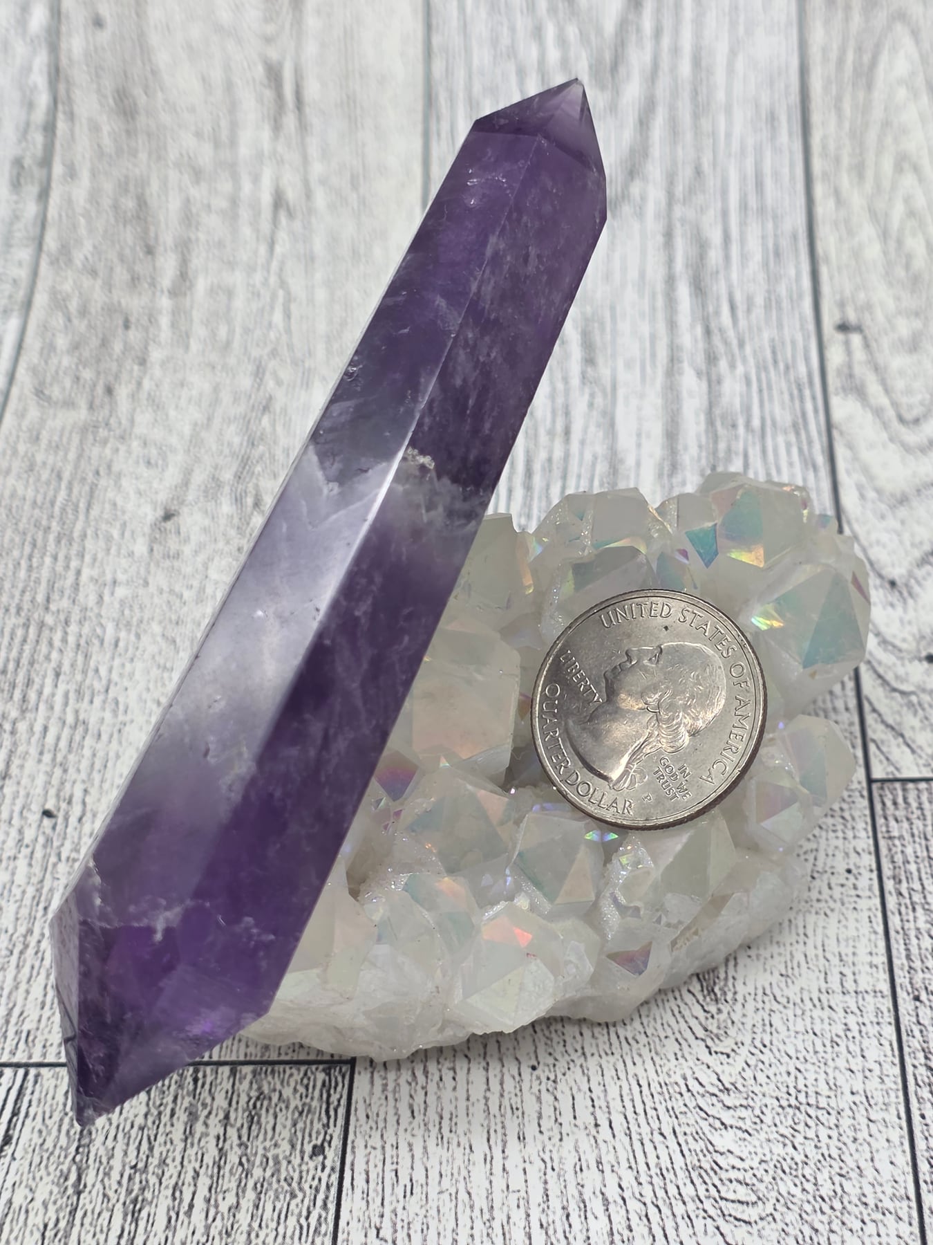 Double Terminated Amethyst Wand