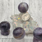 Chevron Amethyst Sphere