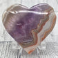 Amethyst and Agate Heart