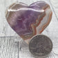Amethyst and Agate Heart