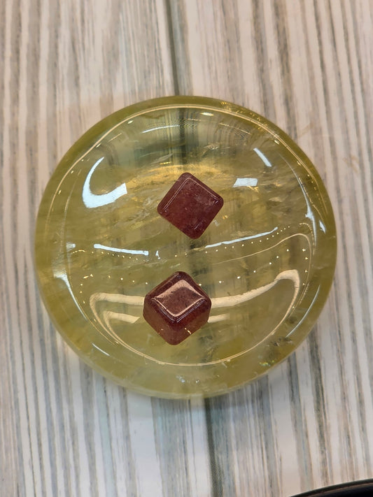 Strawberry Quartz Mini Cube